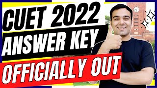 CUET 2022 Answer Key OUT 🔥 [upl. by Ellesor560]