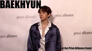 EXO member Baekhyun at the Privé Alliance LA Fashion Presentation [upl. by Dagley78]