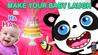 😂 Make Baby Laugh with Goofy Panda amp Beebee Cake Catastrophe 🍰  Neroni Kids [upl. by Nilad155]