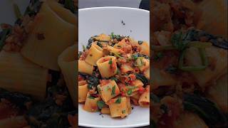 PASTA CON SALSA NAPOLITANA VERDURAS Y PROTEÍNA VEGETAL  ¡Fácil y Riquísimarecetasveganas vegan [upl. by Zosema]