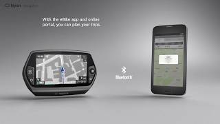 Bosch Nyon eBike onboard computer  Navigation [upl. by Eilrebmik]
