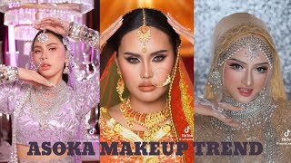 ASOKA BRIDAL MAKEUP TREND  TIKTOK COMPILATION [upl. by Anyal]