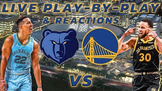 Memphis Grizzlies vs Golden State Warriors  Live PlayByPlay amp Reactions [upl. by Jamal]