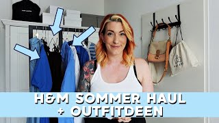 Sommer Outfits amp HampM Haul 2022 – NEW IN SUMMER FASHION Try On MidsizeFashion  Sabrina Sterntal [upl. by Gilroy357]