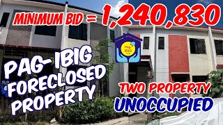 PAGIBIG FORECLOSED GENTREE VILLAS  TWO PROPERTY [upl. by Adnowal]