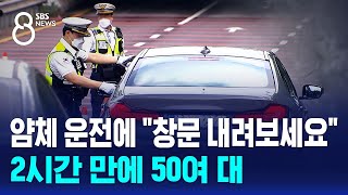 얌체 운전에 quot창문 내려보세요quot…2시간 만에 50여 대  SBS 8뉴스 [upl. by Anneuq594]