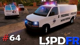 GTA V LSPDFR 64 POLICIA FEDERAL MINISTERIAL  PGR MÉXICO   TheAxelGamer [upl. by Rohclem347]