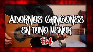 Adornos Chingones 4  Adornos en menor  La menor  Tutorial TABS  Guitarra [upl. by Tsui362]