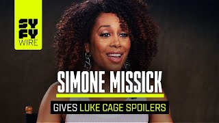 Luke Cages Simone Missick On Season 2 Spoilers amp Alfre Woodard Singing 50 Cent  SYFY WIRE [upl. by Malissa]