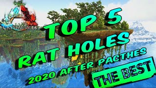 Ark Top 5 Crystal Isles Rat Holes 😱  2020 After Patches  The best 5 Rat Holes [upl. by Nepsa]