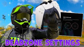 The BEST DEADZONE Settings for BETTER AIM PS4PS5XBOXPC Warzone 3 [upl. by Llenart]