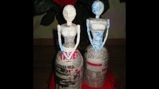 DIY Заготовка для куклы Папьемаше \ How to make doll \ Papiermache [upl. by Kind208]