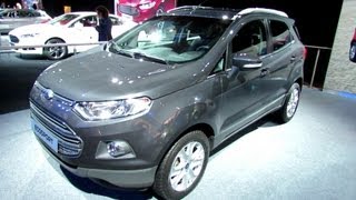 2013 Ford EcoSport Titanium  Exterior and Interior Walkaround  2012 Paris Auto Show [upl. by Notelrahc]