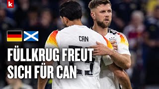 Füllkrug mit großem Lob für Nagelsmann wegen Can quotTolles Fingerspitzengefühlquot  Deutschland EM 2024 [upl. by Moclam255]