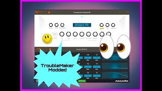 Troublemaker Modded  Acid Bassline Synth  New FREE Update  Demo amp Tutorial for the iPad [upl. by Cirone636]