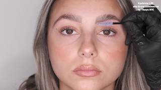 Eyebrow Lift aka Brow Lamination by Thuya NYC  Hottest Beauty Trend [upl. by Meihar]