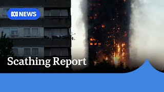 Grenfell Tower report blames UK governments construction industry for tragedy  ABC News [upl. by Leonard986]