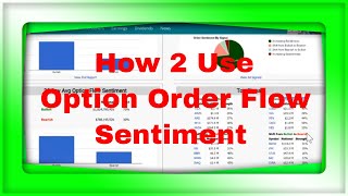 How to use MarketChameleoncom Option Order Flow Sentiment [upl. by Erlewine112]