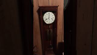 Howard Miller Wall Clock chiming the hour [upl. by Clementi629]