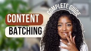 1 month of content in 1 hour  Updated guide to content batching amp planning  free content calendar [upl. by Chu109]