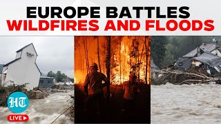 Europe Climate Chaos Flooding In Czech Republic Austria Slovakia Hungary  Wildfires in Portugal [upl. by Eilahtan123]