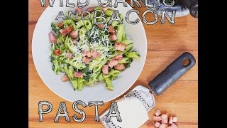 Wild garlic and smoked bacon pasta recipe  Gustomondo [upl. by Edrea263]