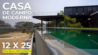 INCREÍBLE CASA DE CAMPO MODERNA  Obras Ajenas  LAMZ Arquitectura  P2 [upl. by Stoneham]