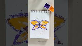 Leaf Painting🍃artshortsyoutubeshortsytshortsytviralpaintinggouacheleafpaintingtrendingyt [upl. by Annairam]