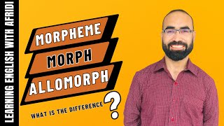 Morpheme Morph and Allomorph Whats the Difference [upl. by Sven893]