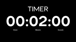 Timer 2 Minutes Without Alarm And Without Music  Timer 120 Seconds No Sound [upl. by Tada331]