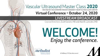 Vascular Ultrasound Master Class 2020 • Virtual Conference October 24 2020 [upl. by Ademordna]