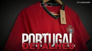 Camisa de Portugal Tailandesa  Home 2425 03 [upl. by Yraek]