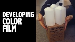 How to develop color film Tetenal Colortec C41 [upl. by Asital]