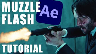 Create MUZZLE FLASHES in under 3 MINUTES  After Effects Tutorial [upl. by Bonny354]