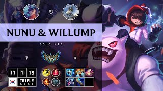 Nunu amp Willump Mid vs Galio  KR Challenger Patch 1412 [upl. by Errecart867]