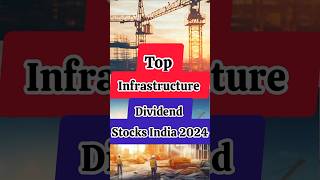 top 5 infrastructure stocks in india for long term  dividend stocks stockmarket ytshorts stocks [upl. by Mckenzie]