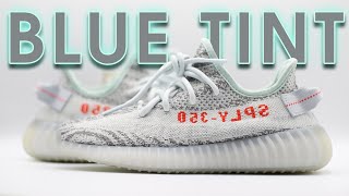 RESTOCK  Adidas Yeezy 350 V2 Blue Tint 2022 Detailed Review [upl. by Tegdirb]