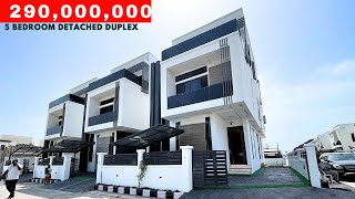 INSIDE THIS 290000000 MILLION NAIRA 5 BEDROOM DETACHED DUPLEX IN LEKKI LAGOS NIGERIA [upl. by Jabez838]