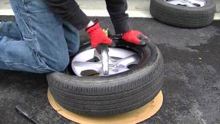 how to mount a tire by hand [upl. by Sirromad532]