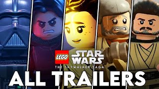 All LEGO Star Wars The Skywalker Saga Trailers So Far [upl. by Annia696]