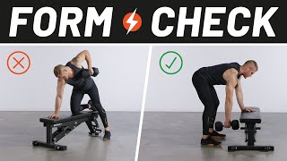 How to Perfect Your Dumbbell Row  Form Check  Mens Health [upl. by Rodrique]