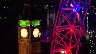 2015 New Year  Big Ben Chimes Midnight [upl. by Hollingsworth]