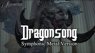 Dragonsong Final Fantasy XIV Heavensward main theme Symphonic Metal Cover [upl. by Gredel]