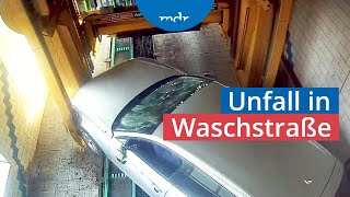 Sangerhausen Rätselhafter Unfall in Waschanlage  MDR um 4  MDR [upl. by Notsla]