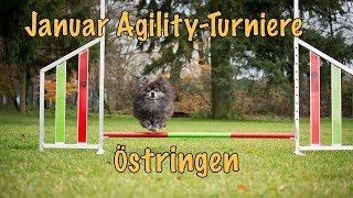 Januar AgilityTurniere in Östringen  Turnierstart 2018  A1 small [upl. by Hutner]