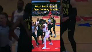 Jabari Smith and Kris Dunn ejected after coming to blows nba jalengreen nbafight jabarismith [upl. by Meedan293]