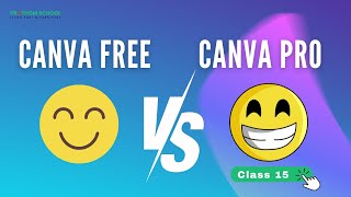 Canva Bangla Tutorial 2024 Part 15  Difference Between Canva Pro vs Free Version  ক্যানভা প্রো [upl. by Amihc316]