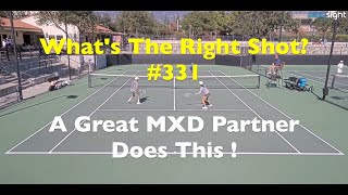 Tennis Doubles Poaching Strategies  quotWhats The Right Shotquot  331 [upl. by Theresina]