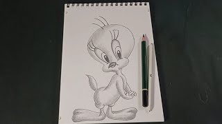 How to draw tweety  sketch art [upl. by Nelyahs]