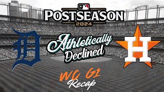 TIGERS x ASTROS WC G1 RECAP  MLB PLAYOFFS  AD Sports [upl. by Milstone]